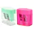 Imagen de SACAPUNTA PLASTICO DELI CUBIC 2 BOCAS (E0576)