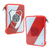 CANOPLA CRESKO DE 1 PISO PVC RIVER PLATE BLANCO/ROJO (RI357) + UTILES
