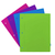 CARPETA LAMA ESCOLAR DOS TAPAS Nº3 PP OPACA NEON X 4 U.