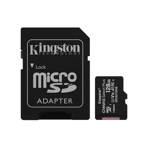 Tarjeta de Memoria KINGSTON Select Plus MicroSDXC 128GB UHS-I U1 V10 A1 - comprar online