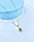 Colar Gota Verde Esmeralda