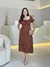Vestido Rejane - Marrom - comprar online
