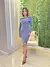 Vestido Scarlet - Cinza