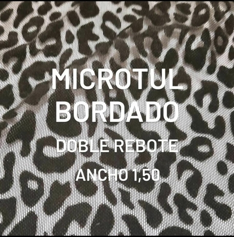 MICROTUL BORDADO TERCIOPELO LEOPARDO
