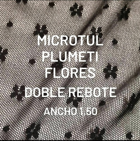 MICROTUL PLUMETI FLORES