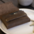 Billetera Tarjetero Pocket Cuero Vacuno Marron Chocolate en internet