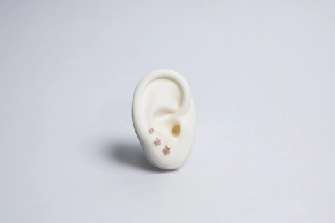 Set Aritos Estrellas Cubic