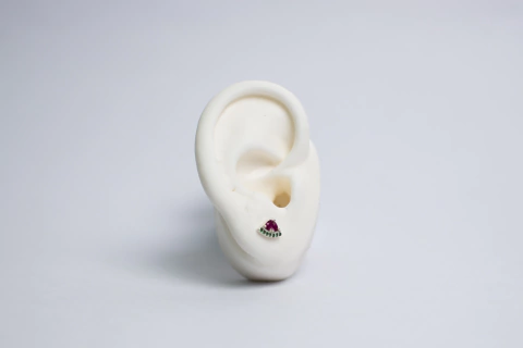 Arito pasante Sandia Plata 925