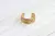 Anillo Galia Acero Dorado