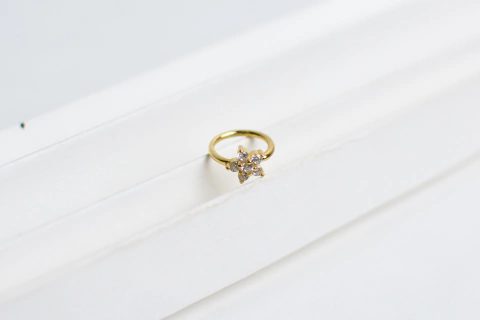 Sin Fin Flower Plata Gold