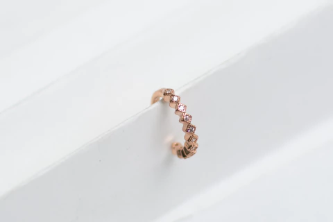 Cuff Cubics Plata Rose