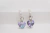 Argollitas Swarovski Plata Italiana