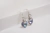 Argollitas Swarovski Plata Italiana - comprar online