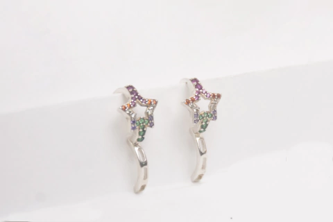 Argollitas Lucero Plata Italiana