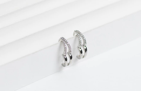 Argollitas Georgia Acero