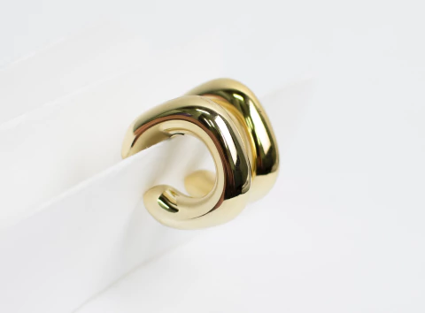 Aros Gold Acero Dorado