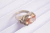 Anillo Stone Redondo Plata 925 - Mundo Aros