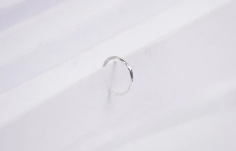 Nostril Argollita Laminada Plata