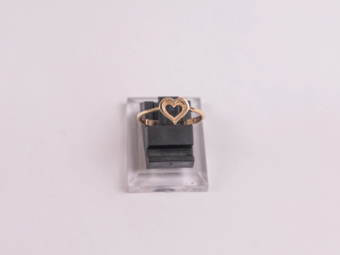 Anillo Corazon 3d Oro 18kl