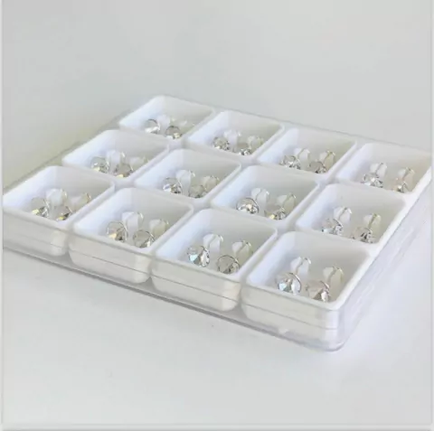 Abridores De Plata Strass Pegado