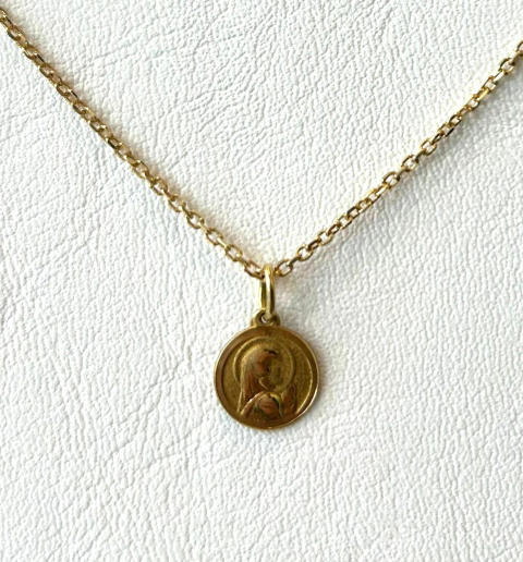 Medalla Virgen Oro 18K
