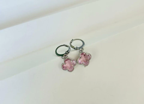 Aros Colgante Trebol