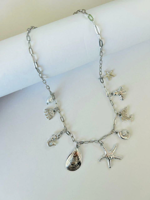 Cadena Acero con Dijes