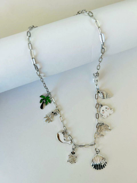 Cadena Acero con Dijes