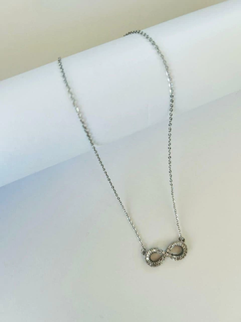 Cadena Acero con Dije Infinito