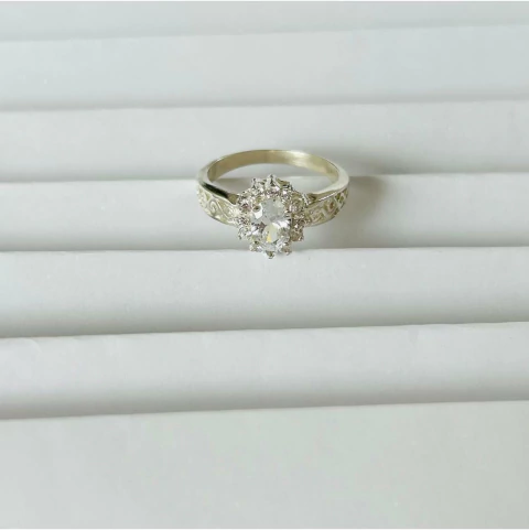 Anillo Cubic Plata 925