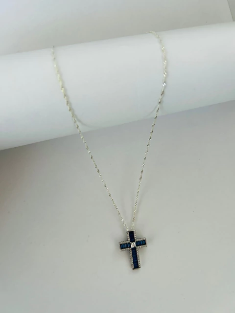 Conjunto Cruz Plata Importada