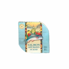 Salmón ahumado en aceite x80gr Granjas Patagónicas
