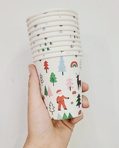 Vaso Navideño x 10 unidades