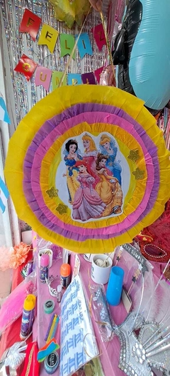 Piñata de cartón "Princesas de Disney"