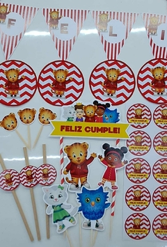 Kit de decoración "Daniel el tigre"