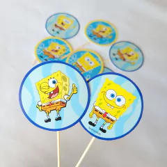Tooper para cupcakes x 12 unidades Bob Esponja - comprar online