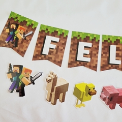 SET BANDERINES MINECRAFT