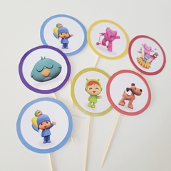 Toopers para cupcakes x 12 unidades Pocoyo - comprar online
