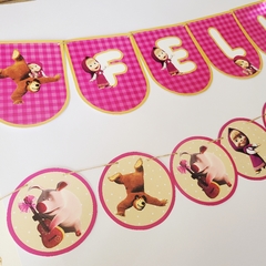 SET GUIRNALDAS MASHA Y EL OSO - comprar online