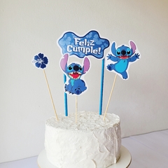 Tooper para torta Stich Azul en internet