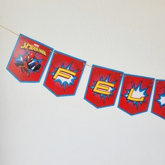 GUIRNALDA FELIZ CUMPLE SPIDERMAN - comprar online