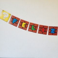 GUIRNALDA FELIZ CUMPLE SUPER MARIOS BROS - comprar online