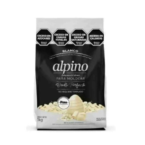 CHOCOLATE BLANCO ALPINO PINS X 1 KG