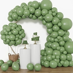 Globo Latex 12" Verde Oliva x 10 unidades - comprar online