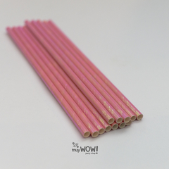 SORBETE IRIDISCENTE ROSA x 12 unidades