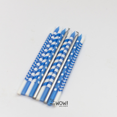 SET VELAS CELESTES, LUNARES, RAYAS Y DORADO - comprar online