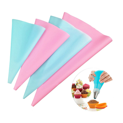 MANGA SILICONA CELESTE 45 CM - comprar online