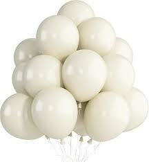 Globos latex 12" Blanco x 10 - comprar online