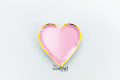PLATO CORAZON ROSA - comprar online