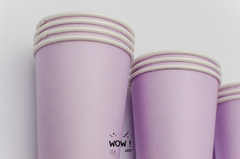 Vaso Pastel Lila x 10 en internet
